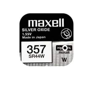 Baterie ceas Maxell SR44W V357 AG13 1.55V oxid de argint 1buc