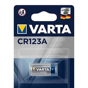 Baterie CR123A Varta lithium 3V 1600mA