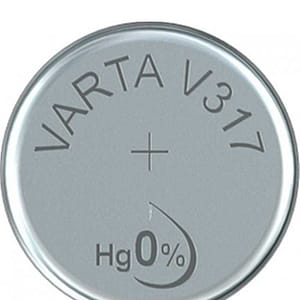Baterie V317 Varta 1.55V 8mAh Silver Oxide pentru ceasuri