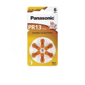Baterii aparate auditive V13 Panasonic 6buc