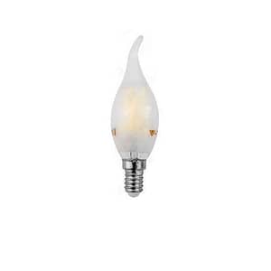 Bec E14 cu filament LED 4W 2700K alb cald sticla mata V-TAC