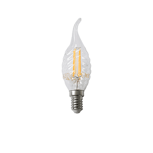 Bec E14 cu filament LED 4W 2700K spirala V-TAC