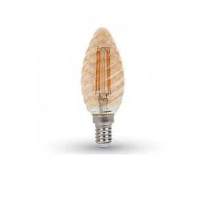 Bec LED E14 4W cu filament 2200K alb cald V-TAC
