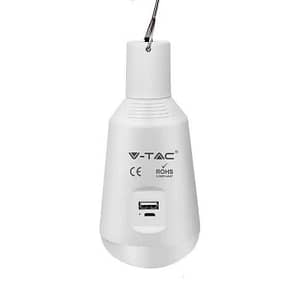 Bec LED E27 7W 3in1 cu acumulator incarcare solara V-TAC