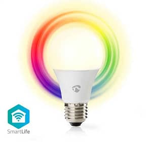 Bec LED Smart WiFi RGB lumina alba calda E27 6W 470lm Nedis NEDIS