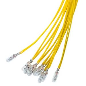 Bec T1¼ 4.14mm Subminiatura 14V 80mA 1.1W incandescent alb-cald 2700K cu fir 30cm 9401 Goobay