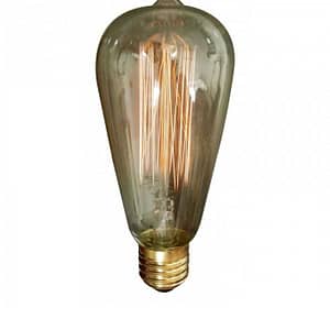 Bec vintage filament tip Edison vintage 60W Well