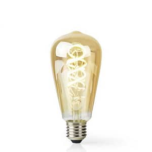 Bec Wi-Fi Smart LED cu filament E27 ST64 5.5W 350lm 1800-6500K Nedis