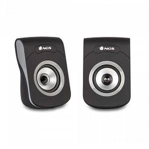 Boxe multimedia 2.0 USB Jack 3.5 mm silver/negru 2x3W SB250 NGS