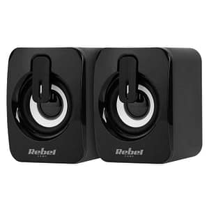 Boxe PC 2.0 2x3W alimentare USB 5V control volum CS-15 REBEL