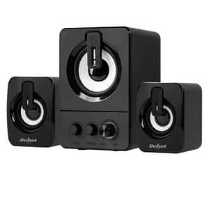 Boxe PC 2.1 5W subwoofer 2x3W difuzoare alimentare USB 5V control volum bas inalte CS-50 REBEL