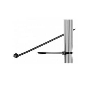 Bride plastic negru 2.5x200mm 100buc de interior-exterior fixPoint
