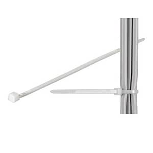 Bride plastic transparente 200x2.6mm pentru exterior ELEMATIC 100buc set