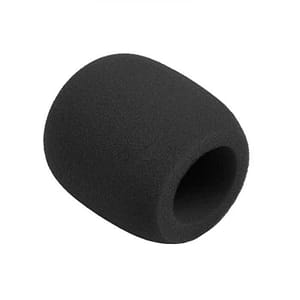 Burete microfon negru mare 75x60mm Azusa MIK1574A