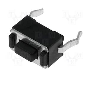 Buton microcontact 2 pini OFF-ON fara retinere 3.5x6mm buton 1.5mm