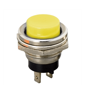 Buton OFF-(ON) fara retinere 1 circuit 2A 250V galben