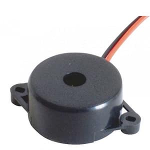 Buzzer 12V 22x10mm piezo 85dB 30cm R22x10mm HOME