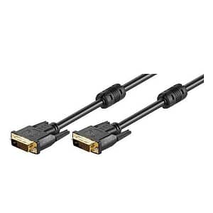 Cablu 2m DVI-D Tata 24+1 - DVI-D Tata 24+1 CA contacte aurite