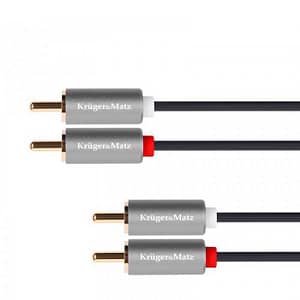 Cablu 2x RCA - 2x RCA 5m Basic Kruger&Matz