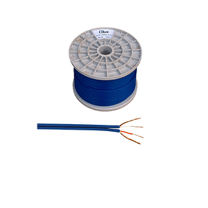 Cablu 2x RCA 4mm albastru Cabletech KAB0208