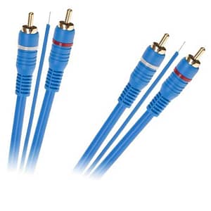 Cablu 2x RCA 5m cu remote Cabletech
