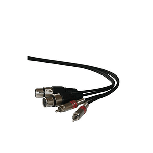Cablu 2x RCA tata la 2x XLR mama 1.5m ibiza