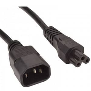 Cablu adaptor alimentare 0.2m IEC320-C14 TATA - IEC320-C5 mama