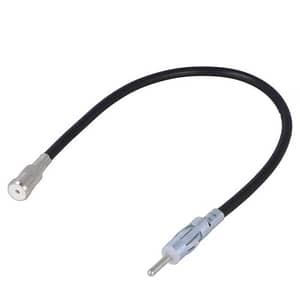 Cablu adaptor auto antena DIN mufa - ISO soclu cu cablu 15cm 4CarMedia ZRS-AA-3