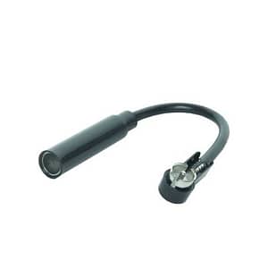 Cablu adaptor auto antena DIN soclu - ISO mufa in unghi cu cablu 15cm 4CarMedia ZRS-AA-4