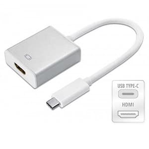 Cablu adaptor convertor semnal de la USB type C 3.1 tata la HDMI A mama Full HD 1920x1080P