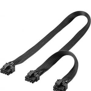 Cablu adaptor de alimentare ATX cu 8 pini tata la 6+2 tata pentru placa video PCI Express 0.23m Goobay 59714
