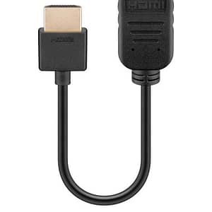 Cablu adaptor HDMI tata - HDMI mama 10cm v2.0 4K Ultra HD 2160p 60Hz Goobay 49979