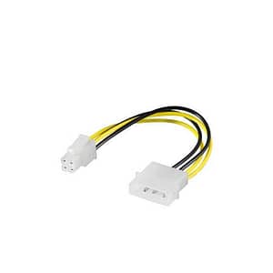 Cablu adaptor molex 5.25 la P4 Pini pentru alimentare PC Goobay