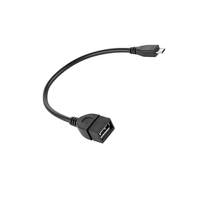 Cablu adaptor OTG USB A mama la micro USB tata 20cm Cabletech