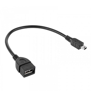 Cablu adaptor pentru casa de marcat fiscala cu functie OTG mini USB tata - USB mama 15cm Conecto