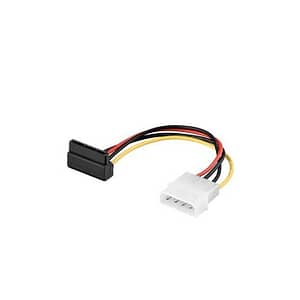 Cablu adaptor sata 90 grade la molex 5.25 4 pini Goobay