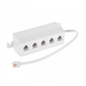 Cablu adaptor telefonic RJ11 6P4C la 5x6P4C pe fir Cabletech