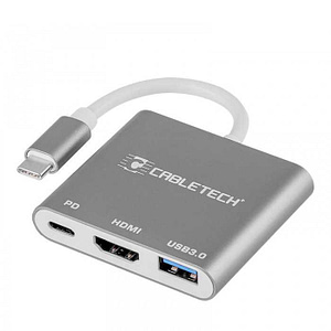 Cablu adaptor USB 3.0 Type C - USB 3.0 Type C HDMI 4K 3840X2160P 30Hz PD CABLETECH