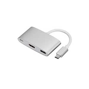 Cablu adaptor USB 3.1 USB Type C la HDMI 4K x 2K +USB 3.0 +USB 3.1 mama