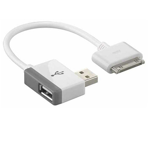 Cablu Adaptor USB A tata la USB A mama +Apple Dock 30 pini Goobay