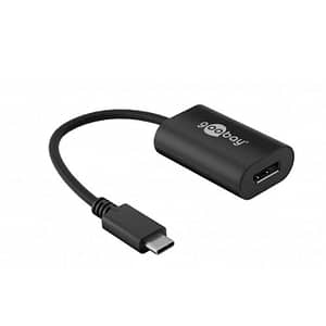 Cablu adaptor USB Type C la Displayport tata-mama 0.2m 4K GOOBAY