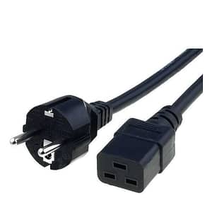 Cablu alimentare 2m SCHUKO tata - C19 mama PC