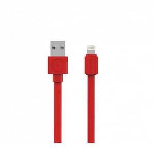 Cablu alimentare sincronizare de date USB - Lightning 1.5m rosu Allocacoc