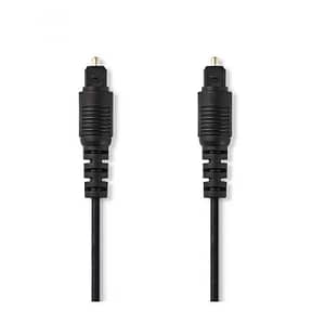 Cablu Audio Optic 1m Toslink tata - Toslink tata 1m negru Nedis