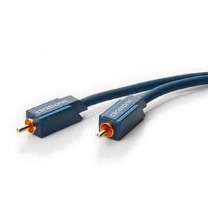 Cablu audio-video Profesional 1x RCA tata-tata 2m 75ohm cupru AWG23 aurit Clicktronic