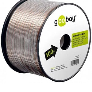 Cablu boxe 2x0.75mm transparent CCA Goobay 15018
