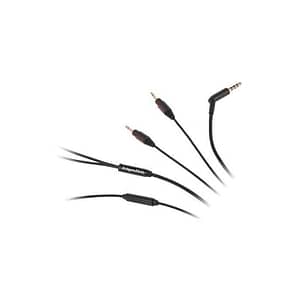 Cablu casti cu microfon Jack - 2x Jack 1m Kruger&Matz