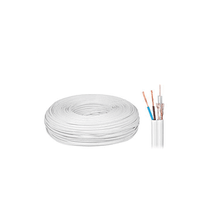 Cablu coaxial 75ohmi K-60 5.8mm cupru/cupru si alimentare 2x0.5mm cupru Cabletech KAB0547