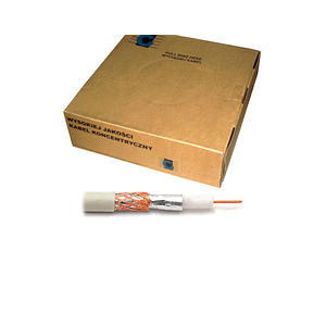 Cablu coaxial cupru RG59U alb Cabletech KAB0026F