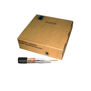 Cablu coaxial cupru RG59U negru Cabletech KAB0026A